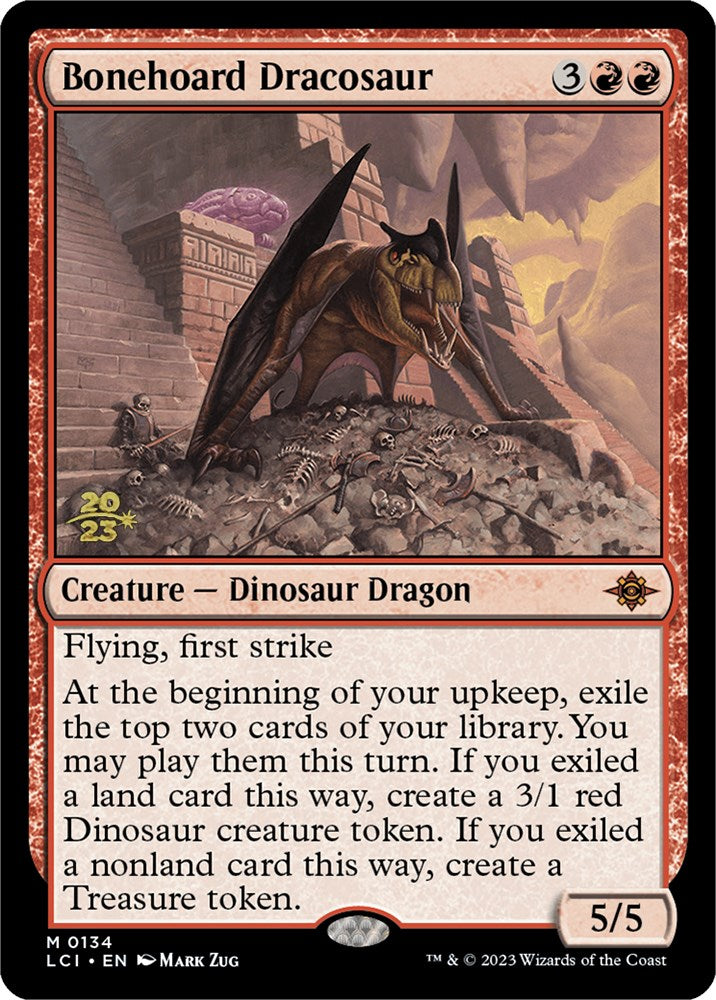 Bonehoard Dracosaur [The Lost Caverns of Ixalan Prerelease Cards] | The CG Realm