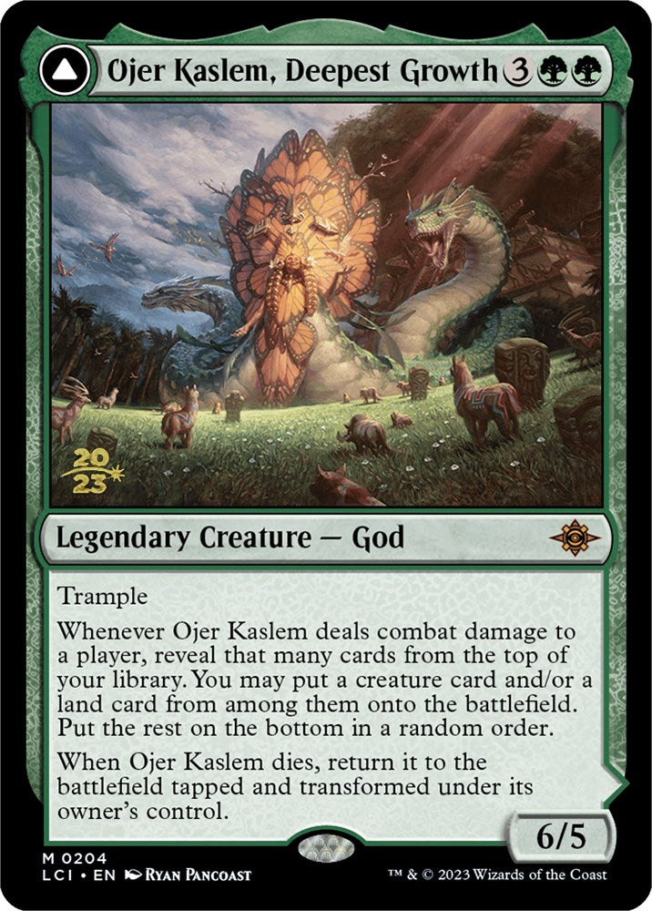 Ojer Kaslem, Deepest Growth // Temple of Cultivation [The Lost Caverns of Ixalan Prerelease Cards] | The CG Realm