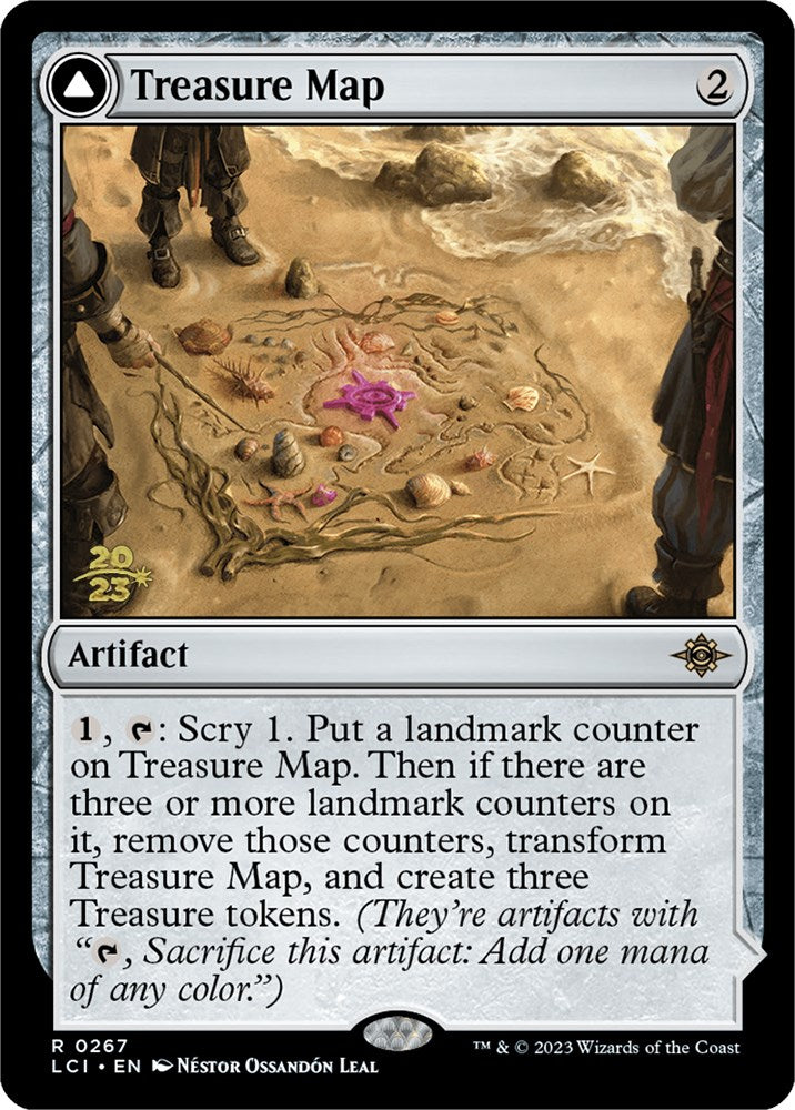 Treasure Map // Treasure Cove [The Lost Caverns of Ixalan Prerelease Cards] | The CG Realm