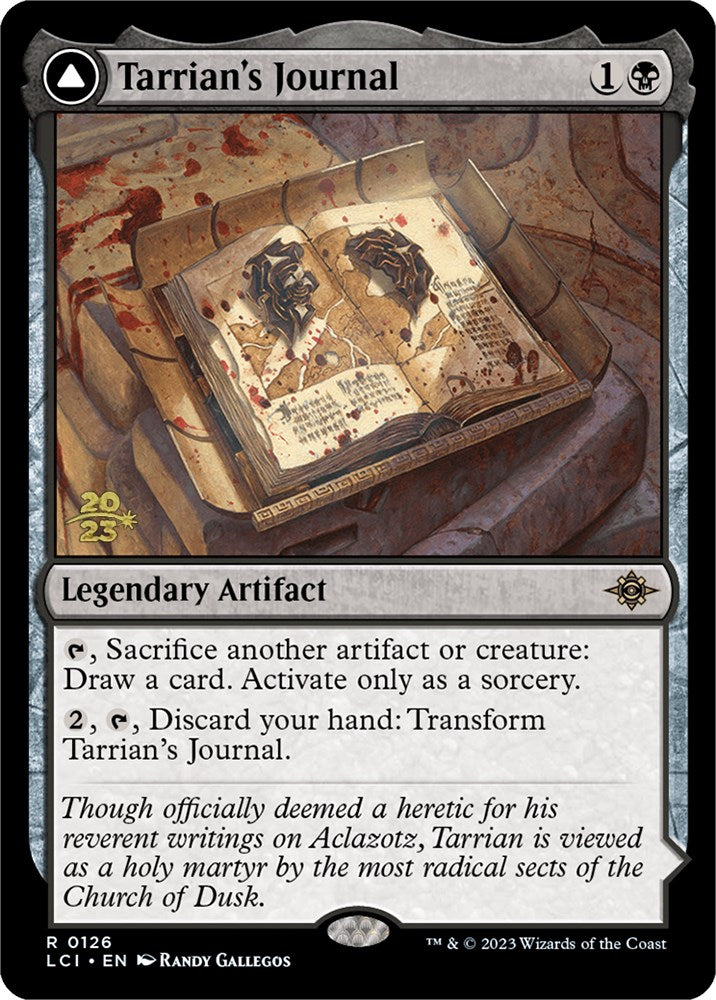 Tarrian's Journal // The Tomb of Aclazotz [The Lost Caverns of Ixalan Prerelease Cards] | The CG Realm