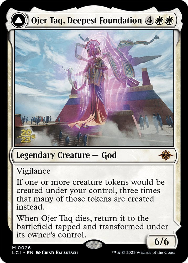 Ojer Taq, Deepest Foundation // Temple of Civilization [The Lost Caverns of Ixalan Prerelease Cards] | The CG Realm