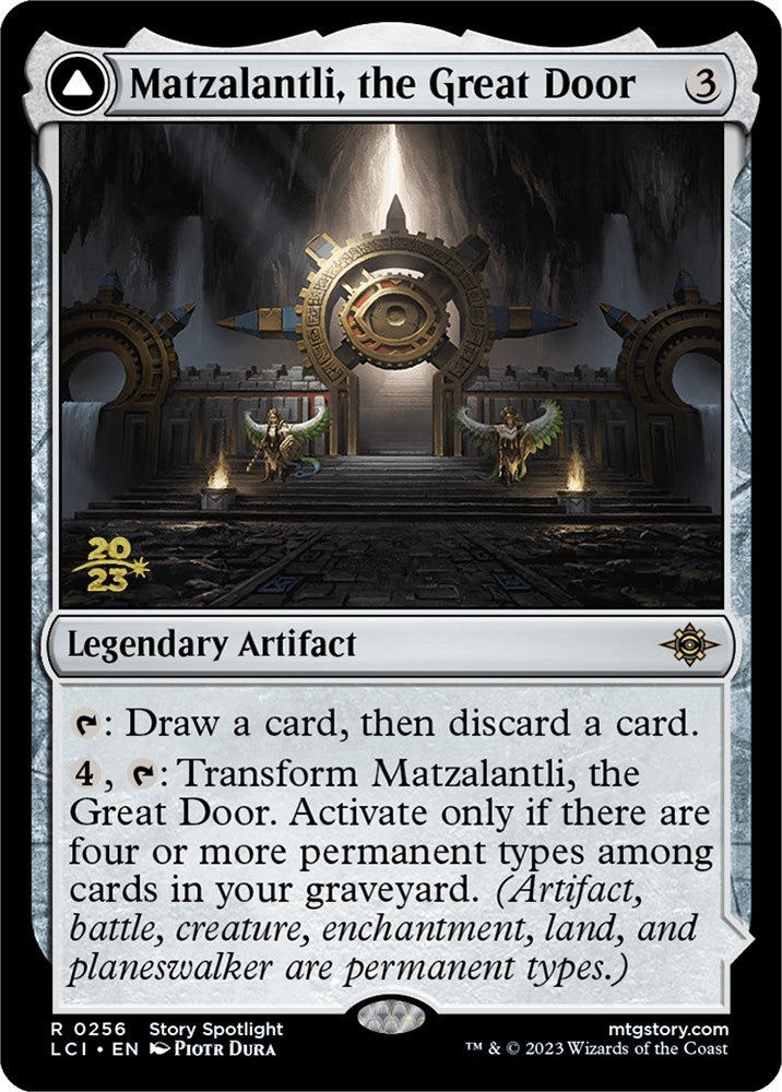 Matzalantli, the Great Door // The Core [The Lost Caverns of Ixalan Prerelease Cards] | The CG Realm