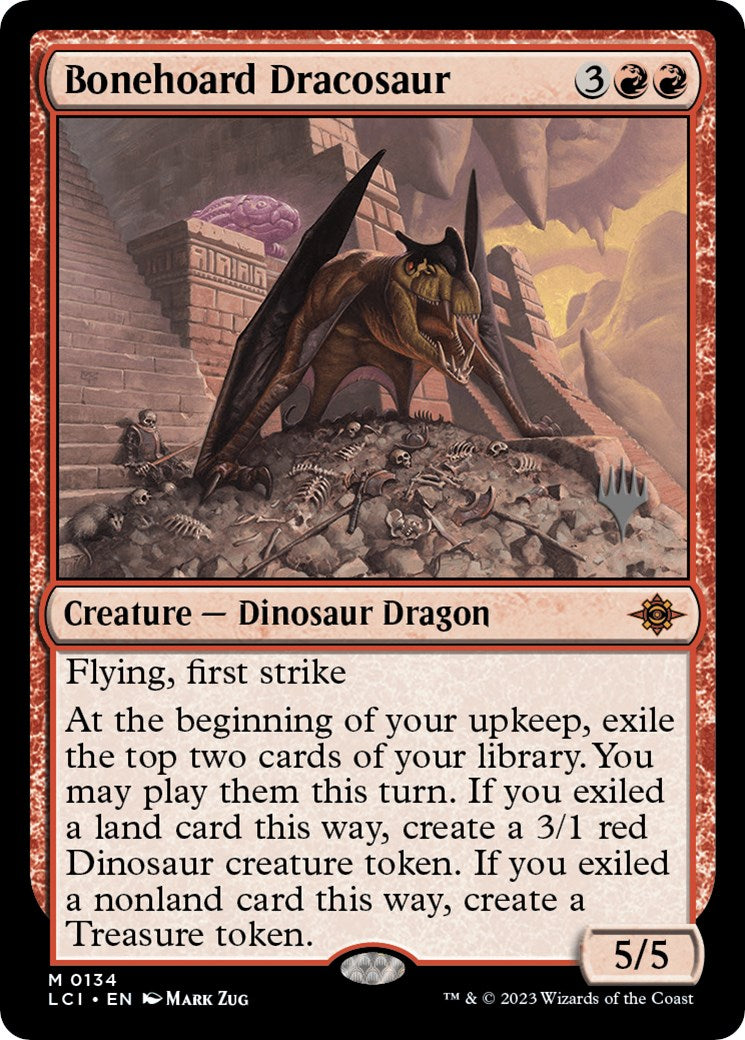 Bonehoard Dracosaur (Promo Pack) [The Lost Caverns of Ixalan Promos] | The CG Realm