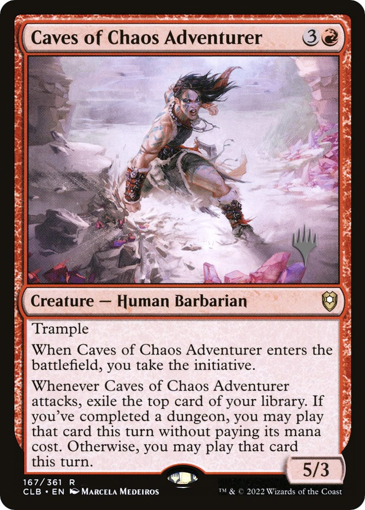 Caves of Chaos Adventurer (Promo Pack) [The Lost Caverns of Ixalan Promos] | The CG Realm