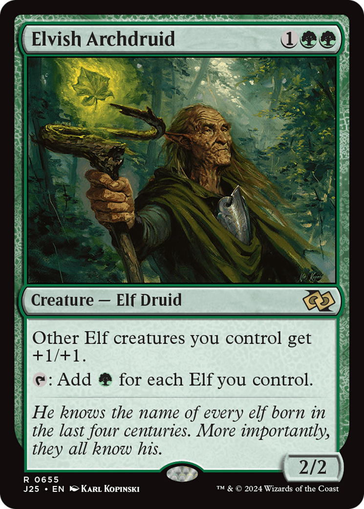 Elvish Archdruid [Foundations Jumpstart] | The CG Realm