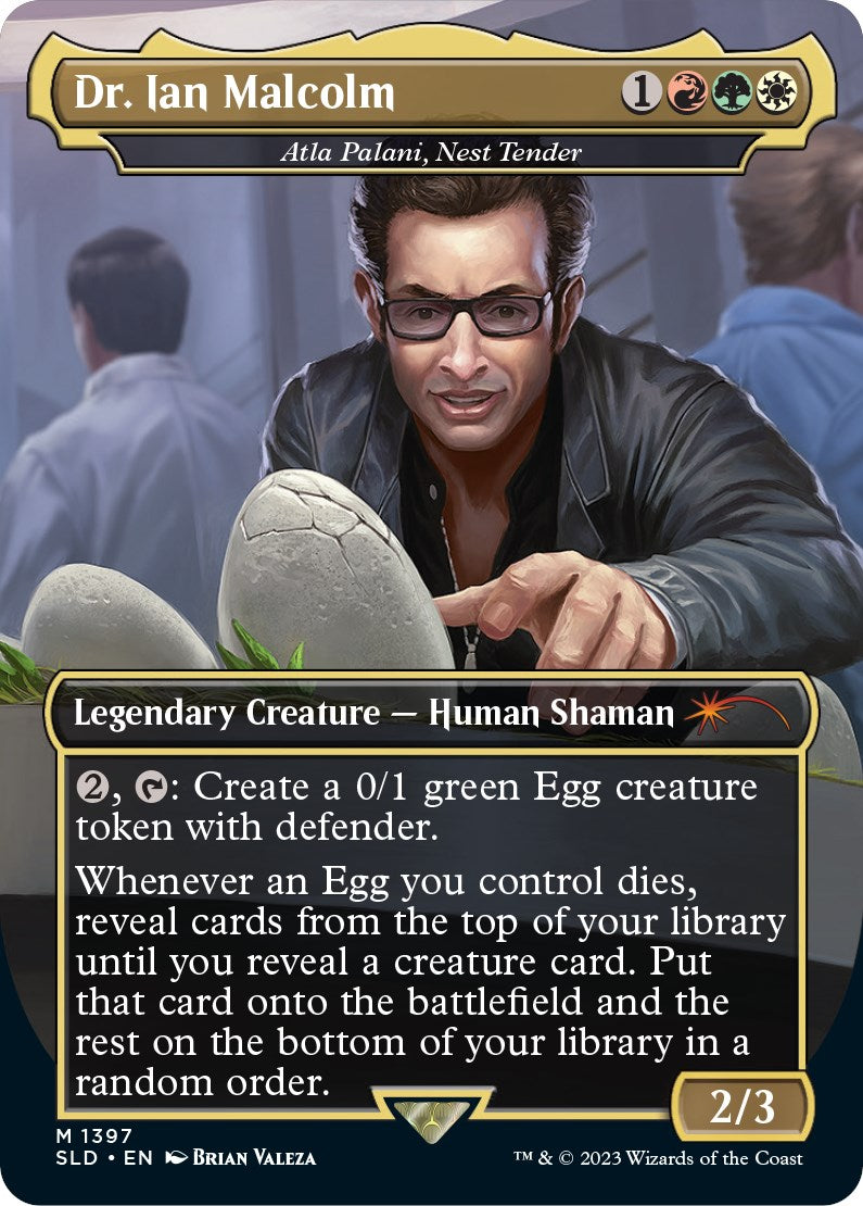 Dr. Ian Malcolm - Atla Palani, Nest Tender [Secret Lair Drop Series] | The CG Realm