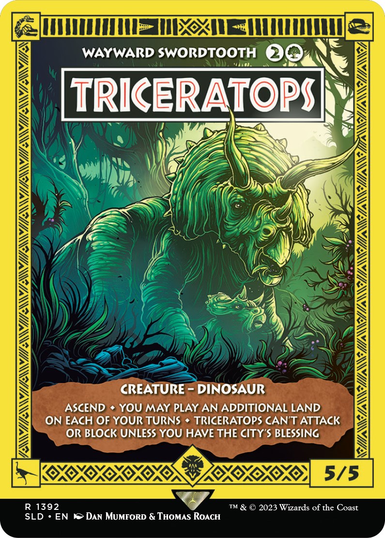 Triceratops - Wayward Swordtooth [Secret Lair Drop Series] | The CG Realm