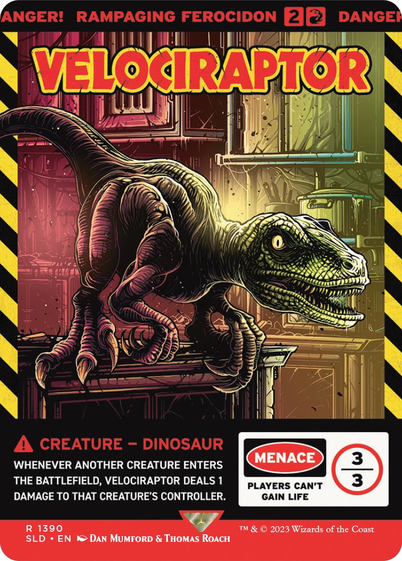 Velociraptor - Rampaging Ferocidon [Secret Lair Drop Series] | The CG Realm