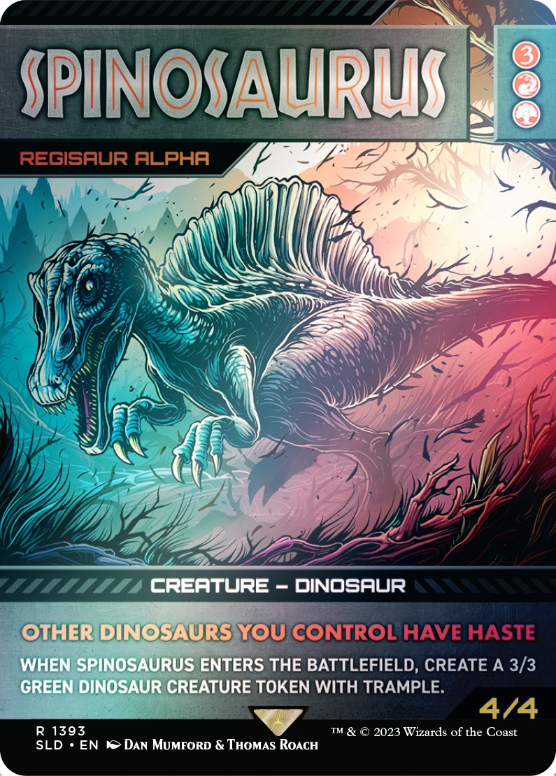 Spinosaurus - Regisaur Alpha (Rainbow Foil) [Secret Lair Drop Series] | The CG Realm