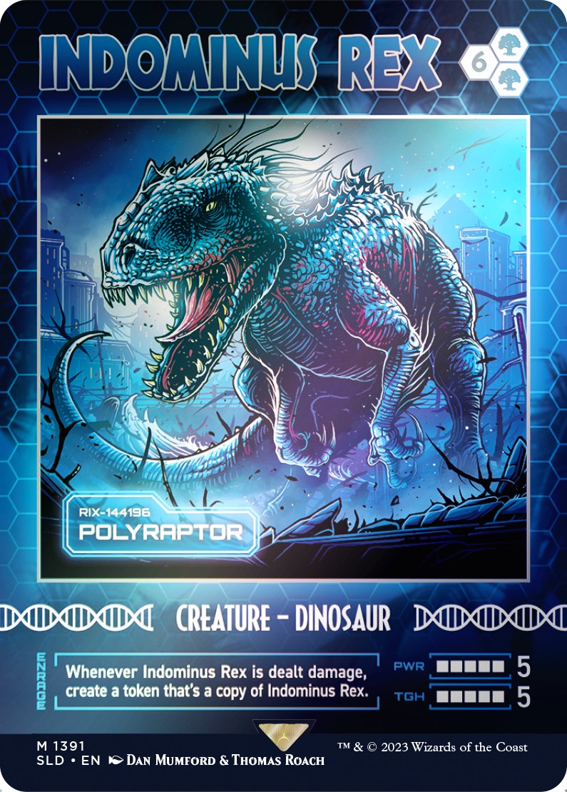 Indominus Rex - Polyraptor (Rainbow Foil) [Secret Lair Drop Series] | The CG Realm