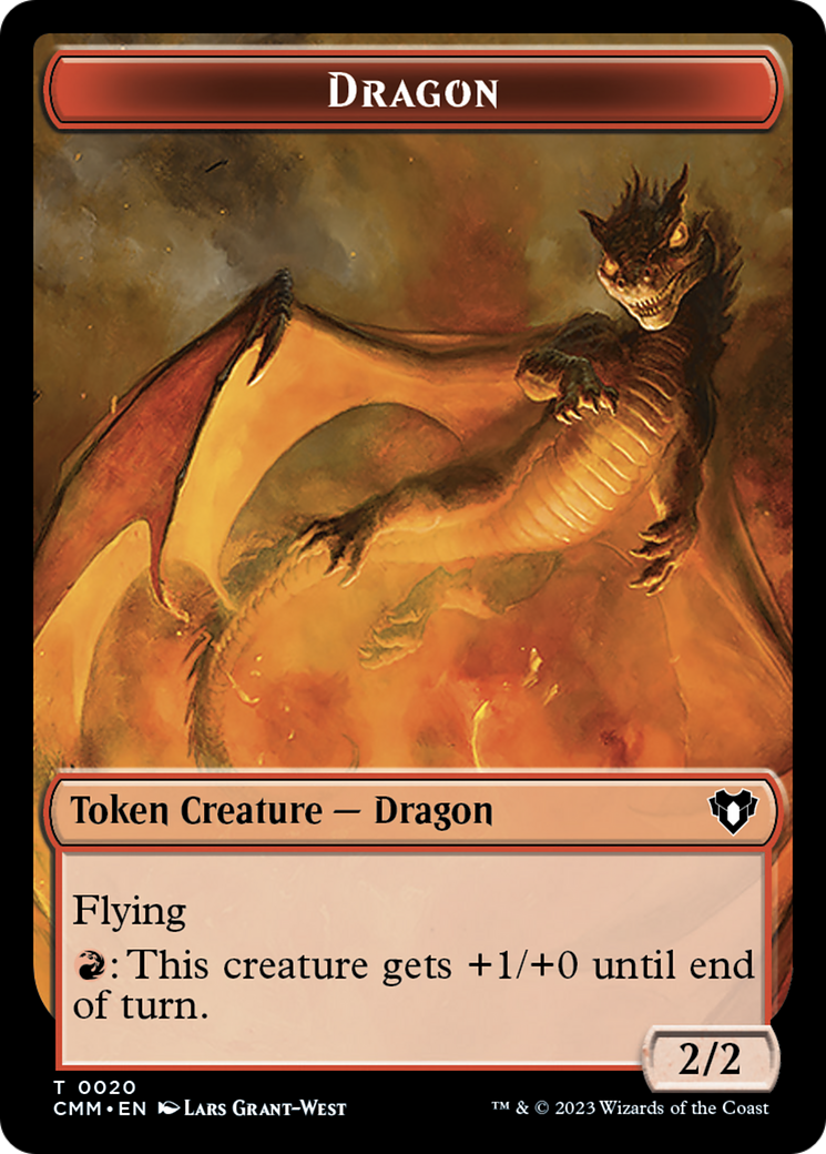 Dragon Token (20) [Commander Masters Tokens] | The CG Realm