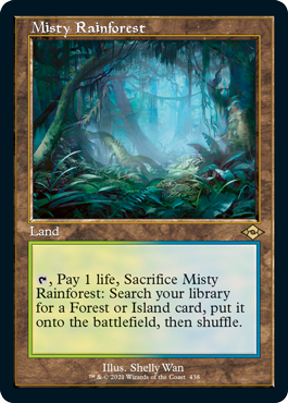 Misty Rainforest (Retro Foil Etched) [Modern Horizons 2] | The CG Realm