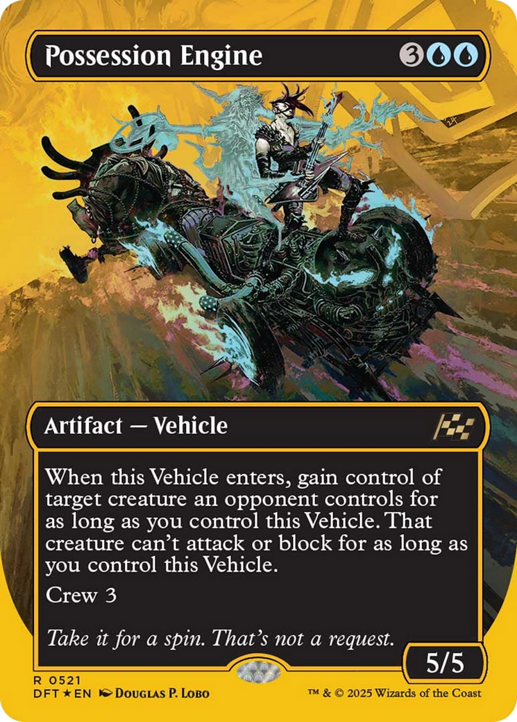 Possession Engine (Borderless) (First-Place Foil) [Aetherdrift] | The CG Realm