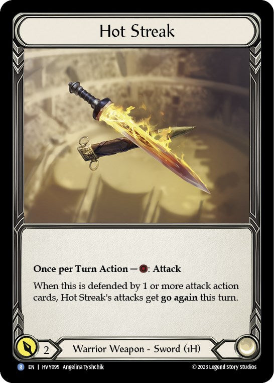 Hot Streak [HVY095] (Heavy Hitters)  Cold Foil | The CG Realm