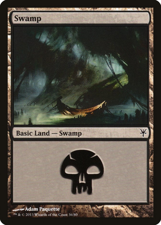 Swamp (36) [Duel Decks: Sorin vs. Tibalt] | The CG Realm