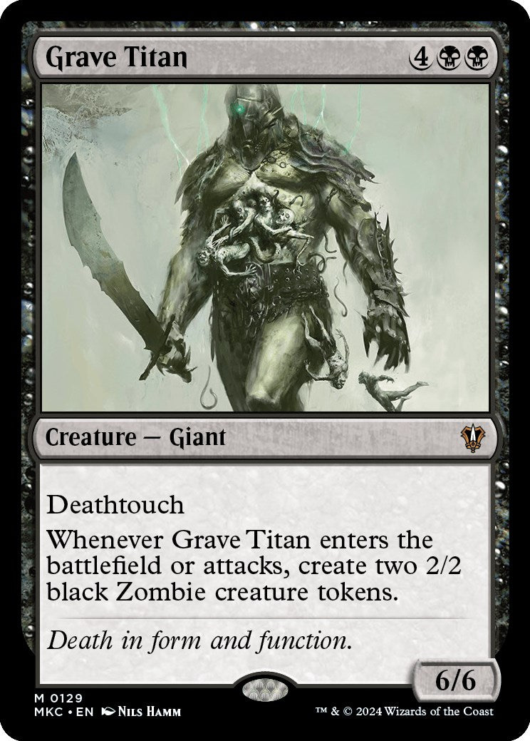 Grave Titan [Murders at Karlov Manor Commander] | The CG Realm