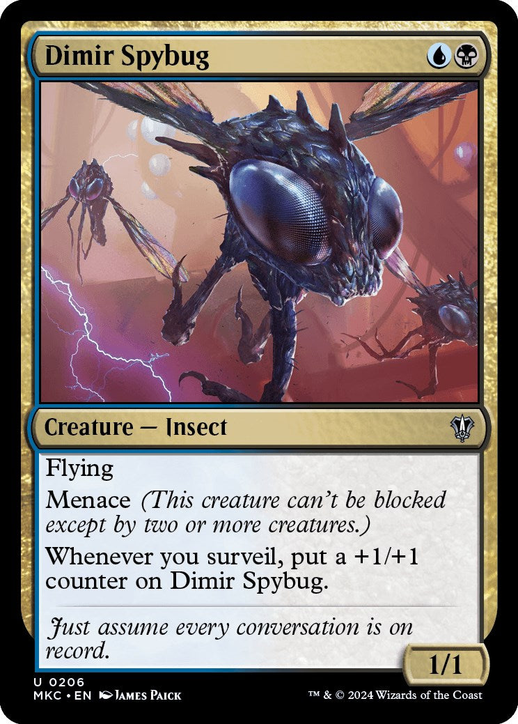 Dimir Spybug [Murders at Karlov Manor Commander] | The CG Realm