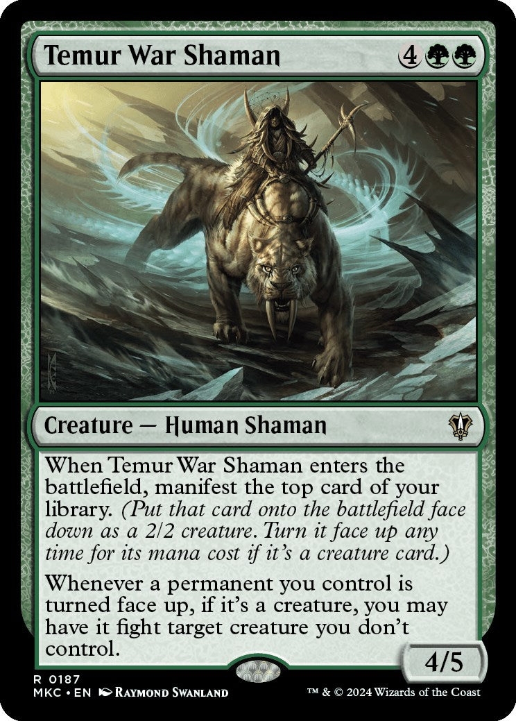 Temur War Shaman [Murders at Karlov Manor Commander] | The CG Realm