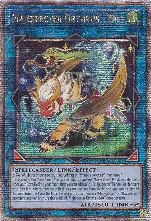 Majespecter Orthrus - Nue [PHNI-EN051] Quarter Century Secret Rare | The CG Realm