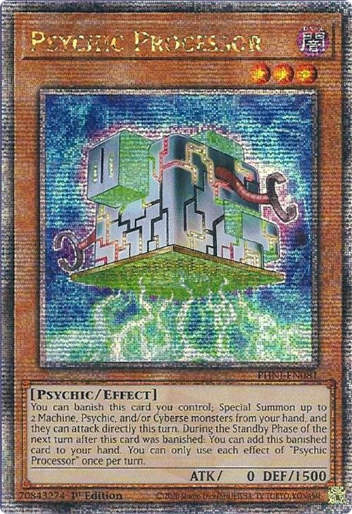 Psychic Processor [PHNI-EN081] Quarter Century Secret Rare | The CG Realm