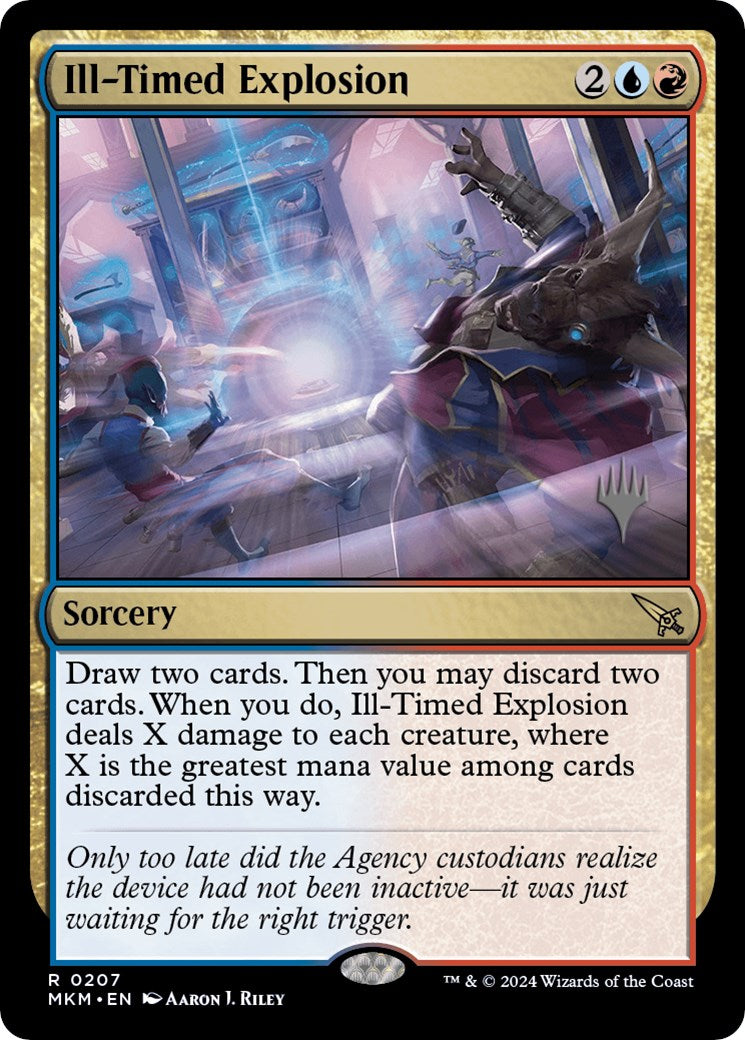 Ill-Timed Explosion (Promo Pack) [Murders at Karlov Manor Promos] | The CG Realm