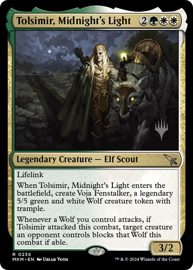 Tolsimir, Midnight's Light (Promo Pack) [Murders at Karlov Manor Promos] | The CG Realm