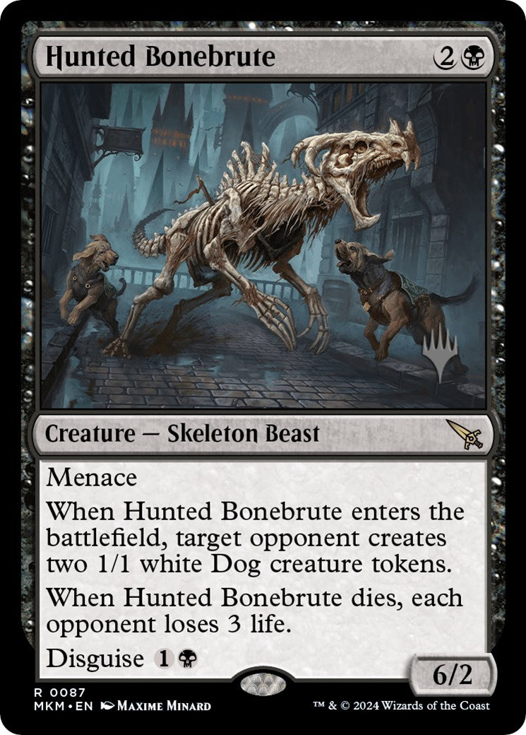 Hunted Bonebrute (Promo Pack) [Murders at Karlov Manor Promos] | The CG Realm