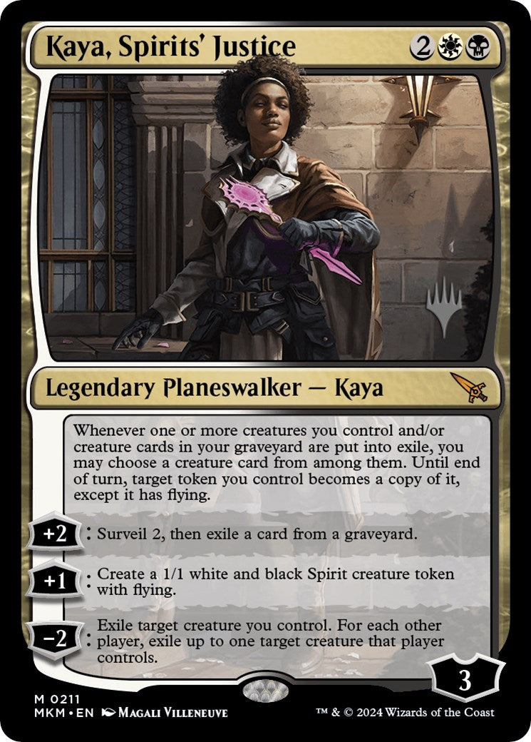 Kaya, Spirits' Justice (Promo Pack) [Murders at Karlov Manor Promos] | The CG Realm