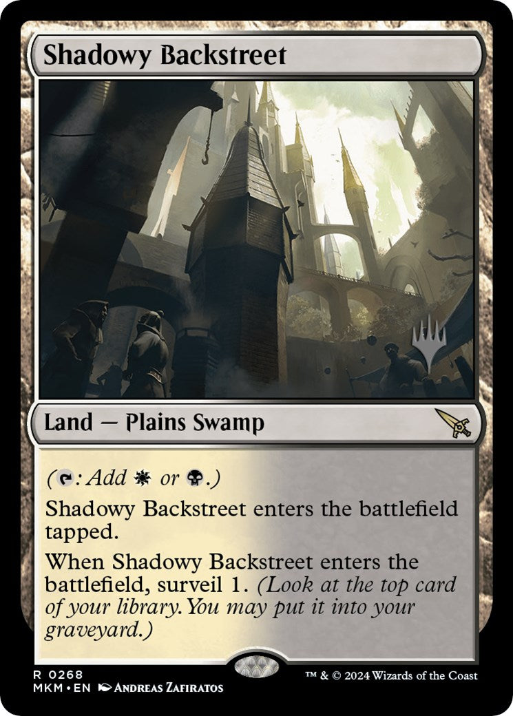 Shadowy Backstreet (Promo Pack) [Murders at Karlov Manor Promos] | The CG Realm