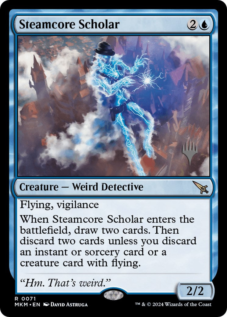 Steamcore Scholar (Promo Pack) [Murders at Karlov Manor Promos] | The CG Realm