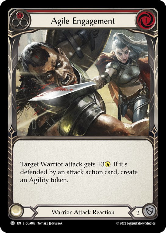 Agile Engagement (Red) [OLA012] (Heavy Hitters Olympia Blitz Deck) | The CG Realm