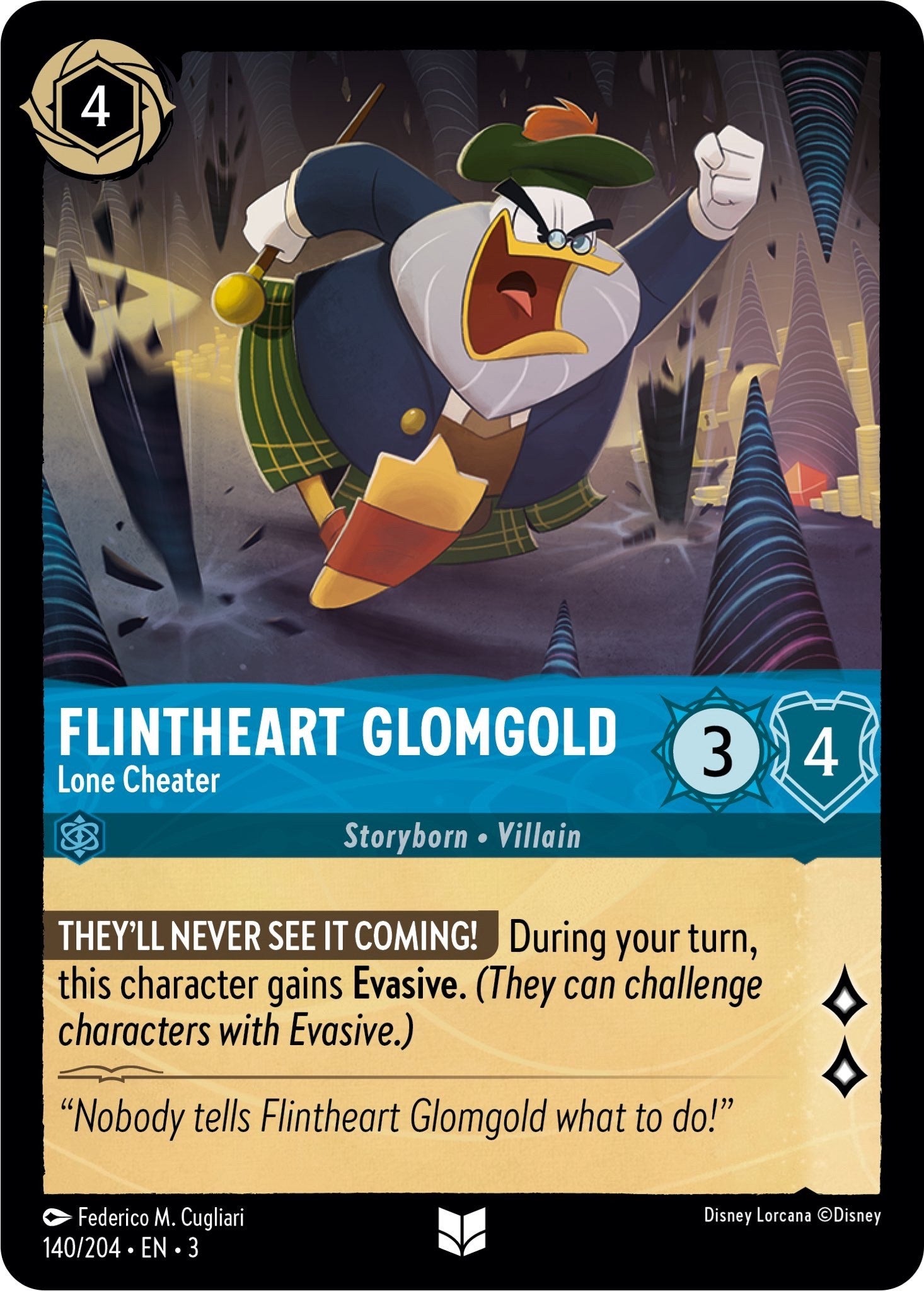 Flintheart Glomgold - Lone Cheater (140/204) [Into the Inklands] | The CG Realm