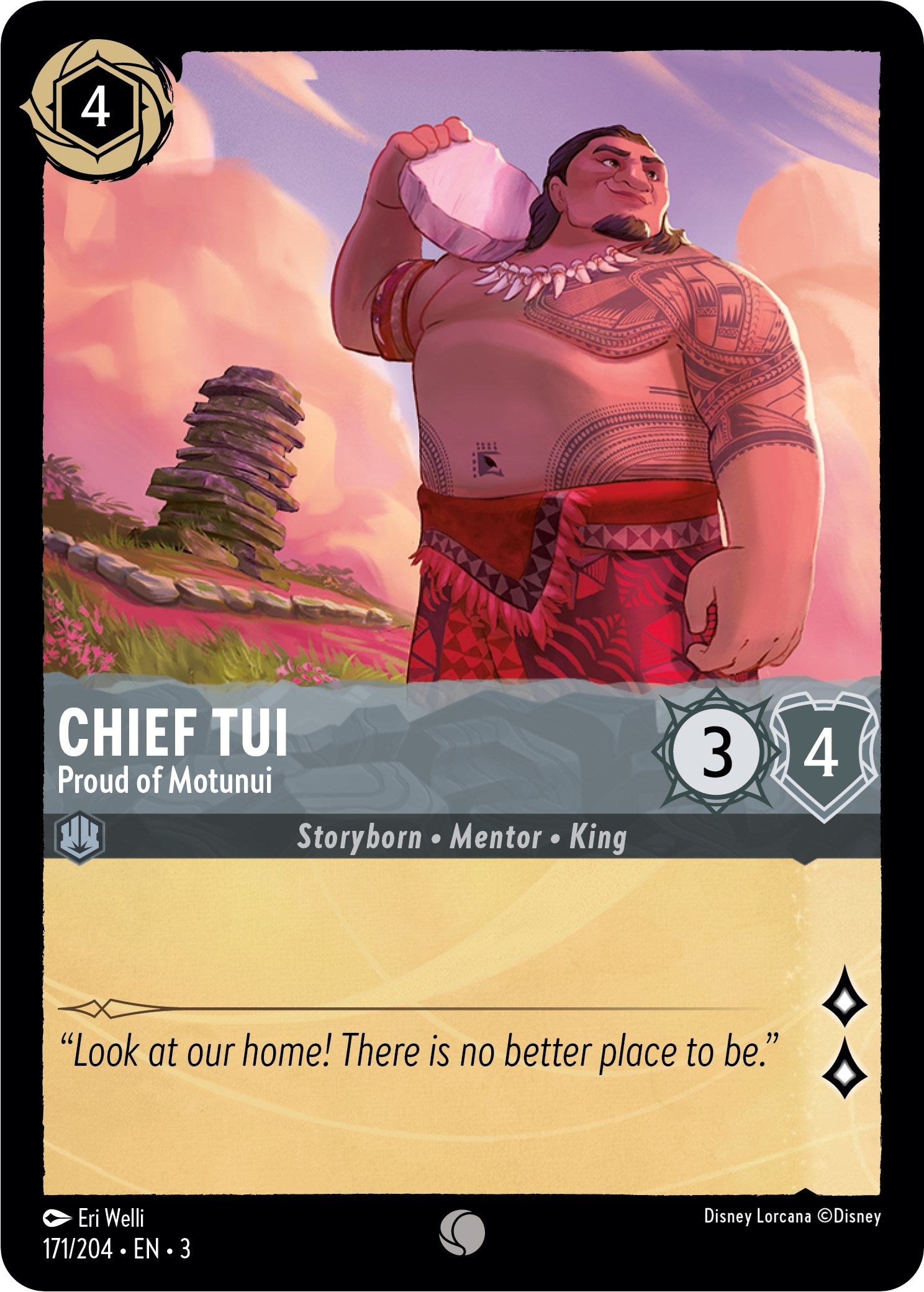 Chief Tui - Proud of Motunui (171/204) [Into the Inklands] | The CG Realm