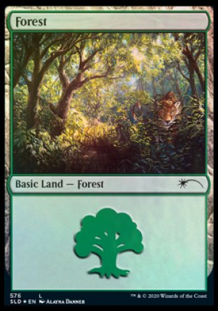 Forest (Cats) (576) [Secret Lair Drop Promos] | The CG Realm