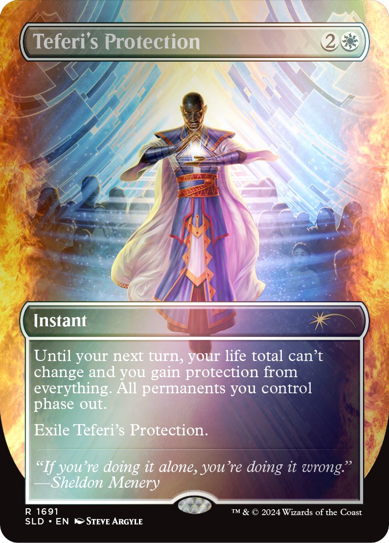 Teferi's Protection (1691) (Rainbow Foil) [Secret Lair Drop Series] | The CG Realm