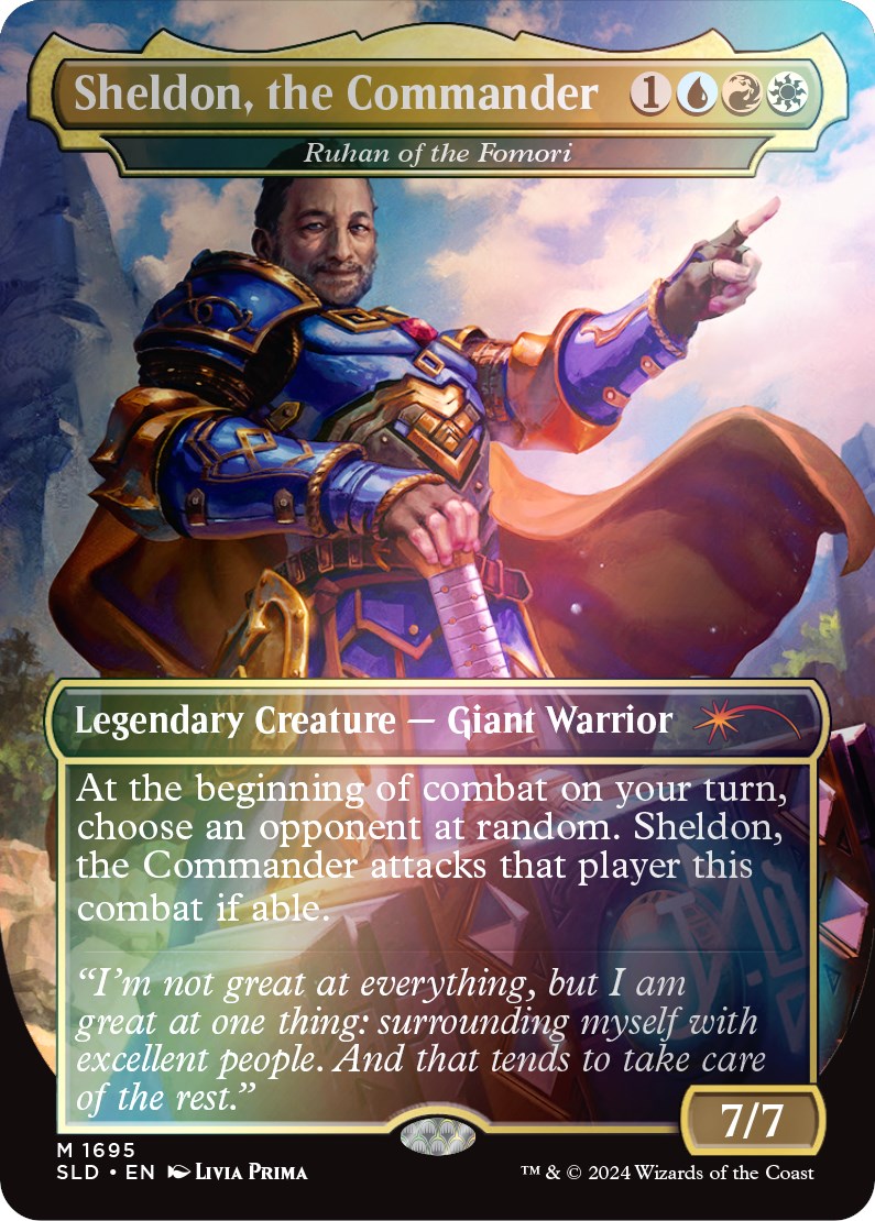 Sheldon, the Commander - Ruhan of the Fomori (Rainbow Foil) [Secret Lair Drop Series] | The CG Realm