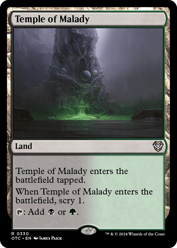 Temple of Malady [Outlaws of Thunder Junction Commander] | The CG Realm