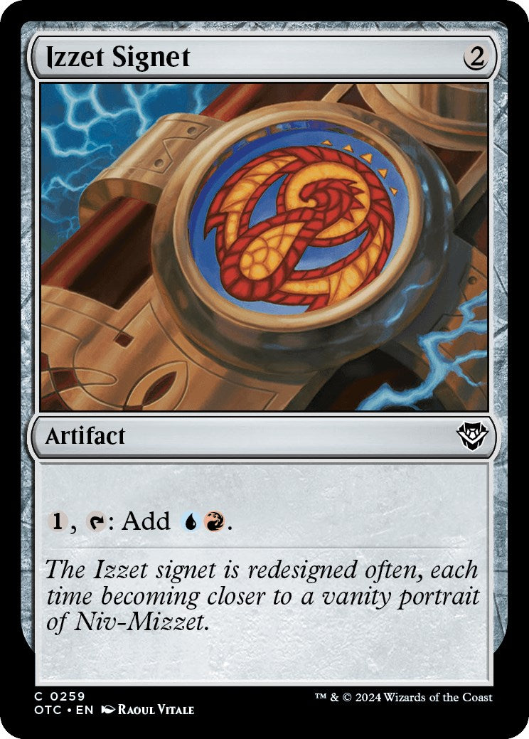 Izzet Signet [Outlaws of Thunder Junction Commander] | The CG Realm