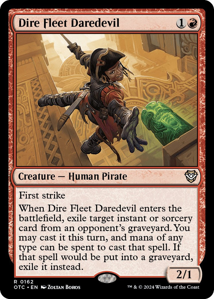 Dire Fleet Daredevil [Outlaws of Thunder Junction Commander] | The CG Realm