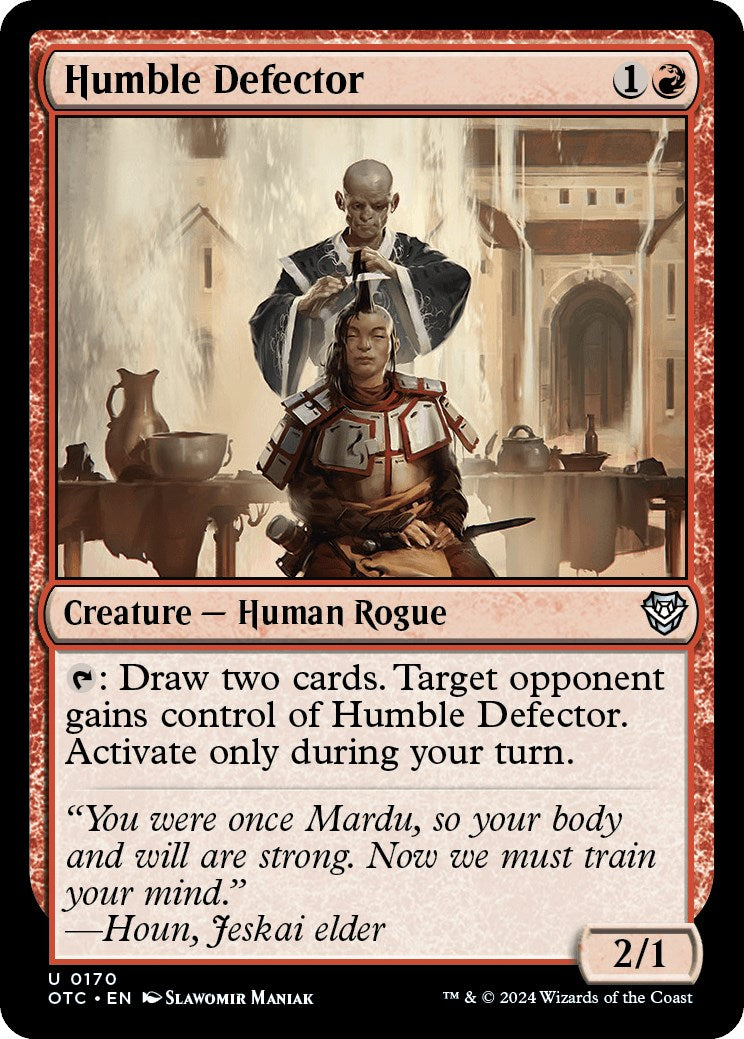 Humble Defector [Outlaws of Thunder Junction Commander] | The CG Realm