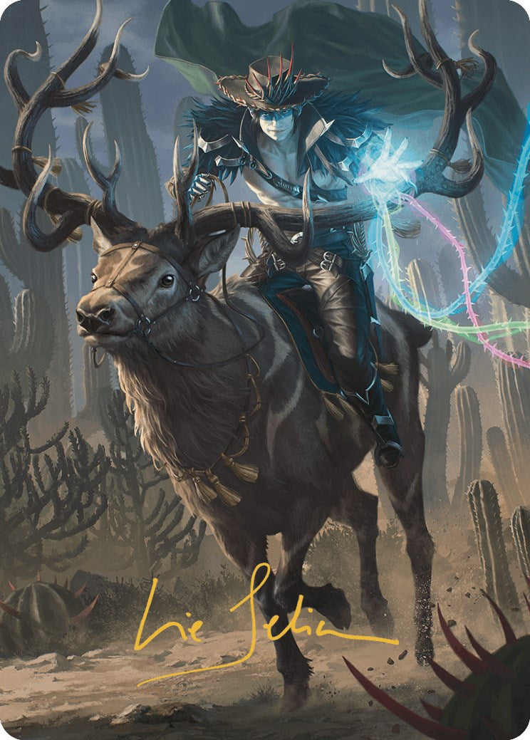 Oko, the Ringleader Art Card (54/54) (Gold-Stamped Signature) [Outlaws of Thunder Junction Art Series] | The CG Realm