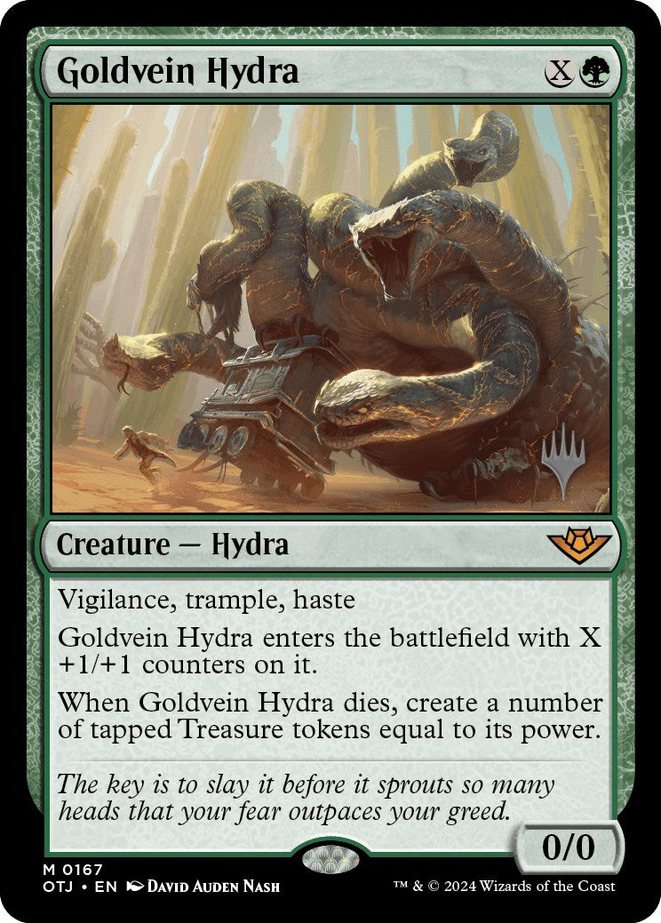 Goldvein Hydra (Promo Pack) [Outlaws of Thunder Junction Promos] | The CG Realm