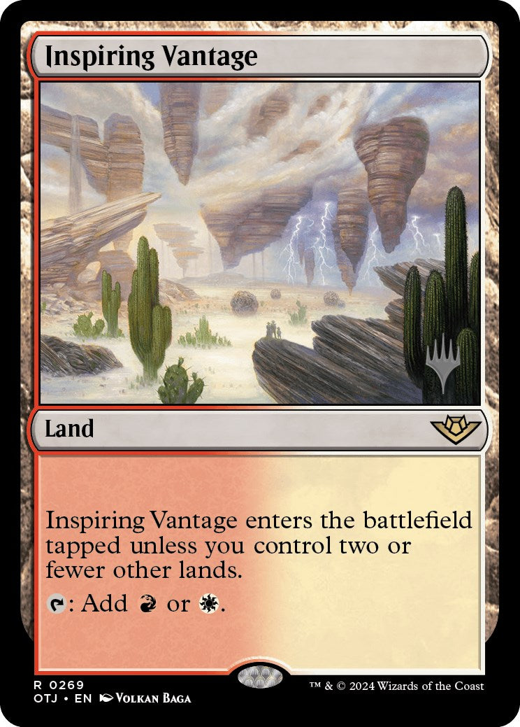 Inspiring Vantage (Promo Pack) [Outlaws of Thunder Junction Promos] | The CG Realm