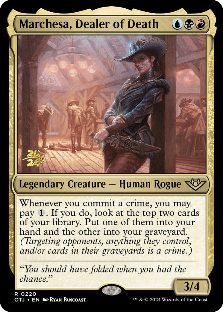 Marchesa, Dealer of Death [Outlaws of Thunder Junction Prerelease Promos] | The CG Realm