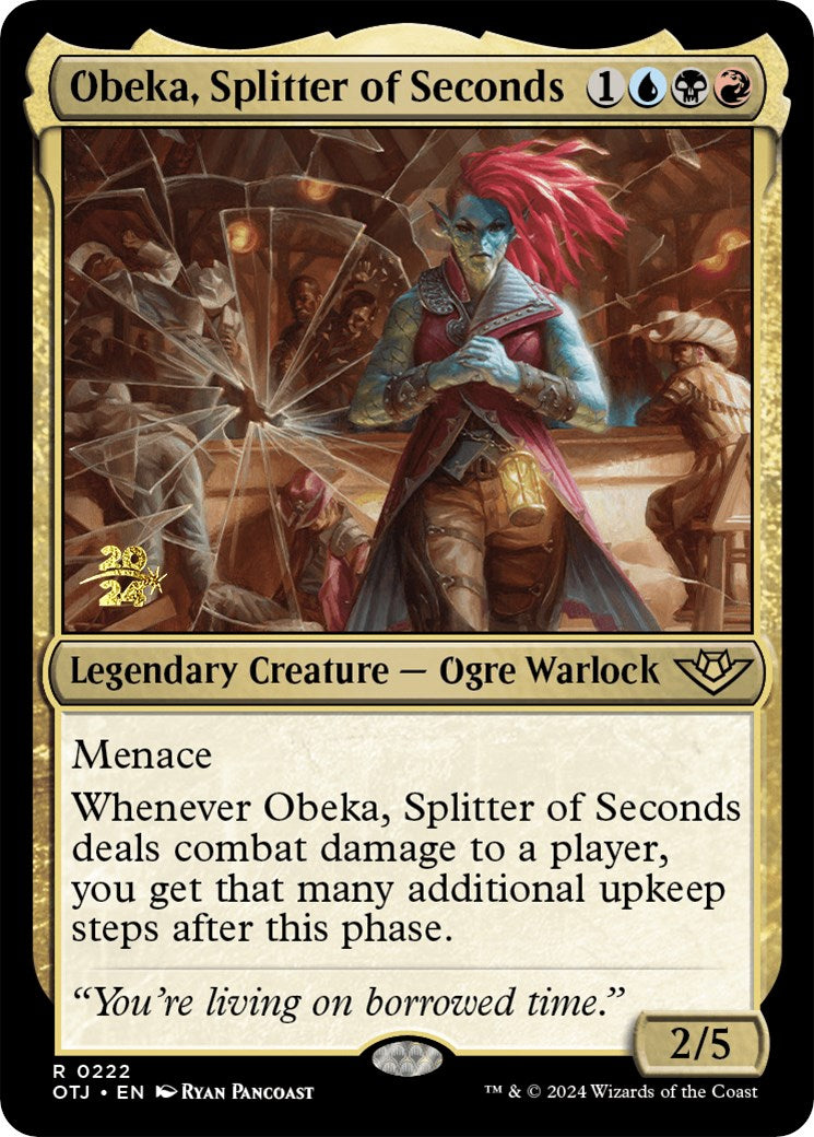 Obeka, Splitter of Seconds [Outlaws of Thunder Junction Prerelease Promos] | The CG Realm