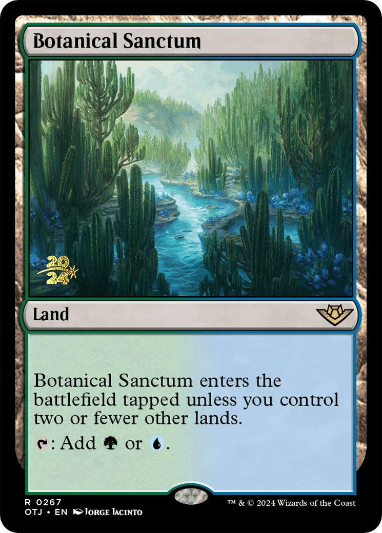 Botanical Sanctum (OTJ) [Outlaws of Thunder Junction Prerelease Promos] | The CG Realm