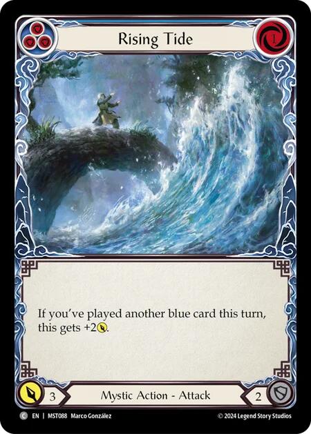 Rising Tide [MST088] (Part the Mistveil)  Rainbow Foil | The CG Realm