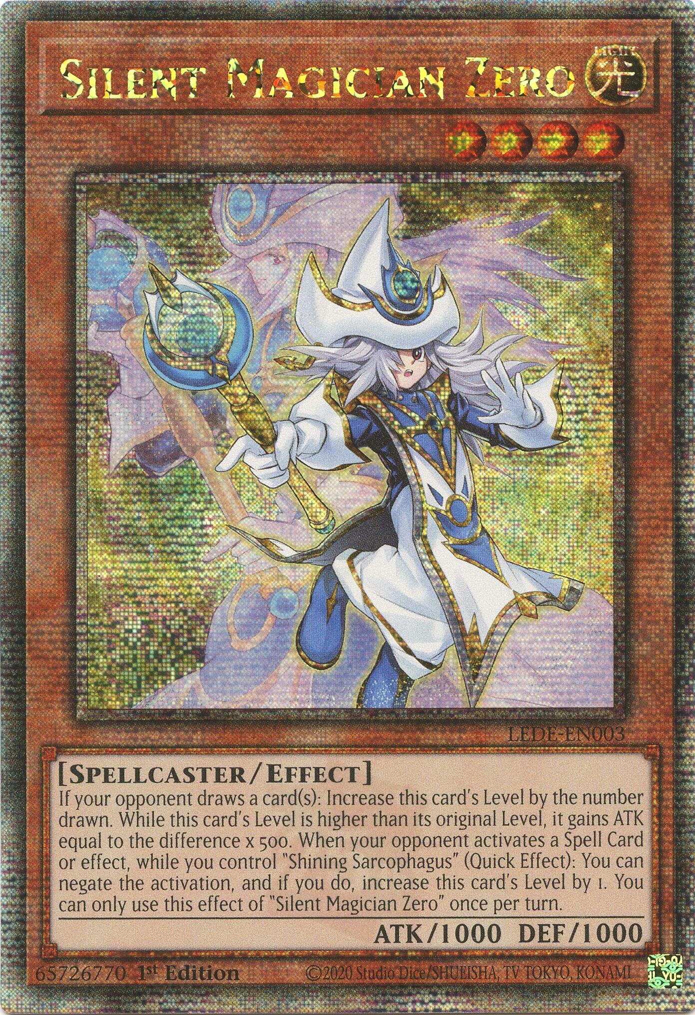 Silent Magician Zero [LEDE-EN003] Quarter Century Secret Rare | The CG Realm