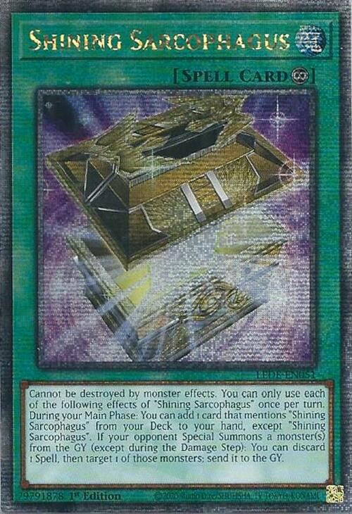 Shining Sarcophagus (Quarter Century Secret Rare) [LEDE-EN051] Quarter Century Secret Rare | The CG Realm