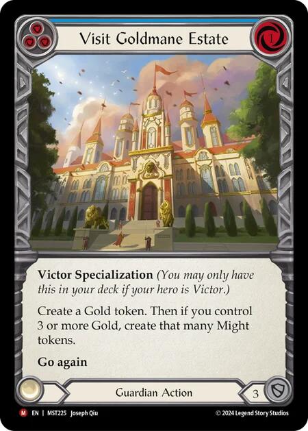 Visit Goldmane Estate [MST225] (Part the Mistveil)  Rainbow Foil | The CG Realm